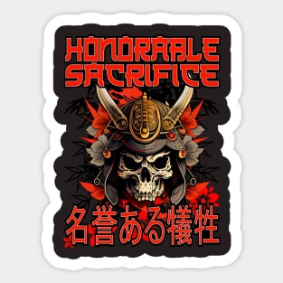 Honorable sacrifice Sticker